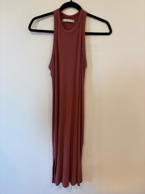 Abercrombie & Fitch Dresses & Skirts - Abercrombie & Fitch Dusty Rose Ribbed Tank Maxi Dress